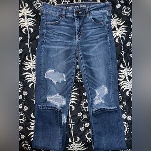 American Eagle Outfitters Distressed Skinny Jeans